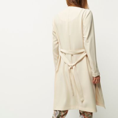 Cream duster jacket